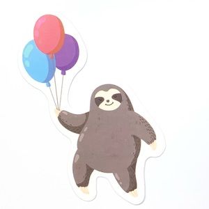 Sloth Vinyl Sticker